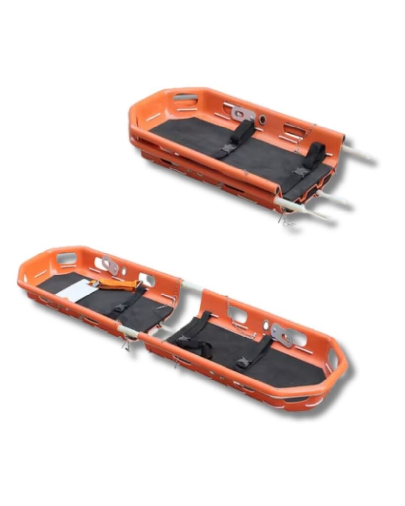 2 Folding Medical Emergency Rescue Basket Stretcher