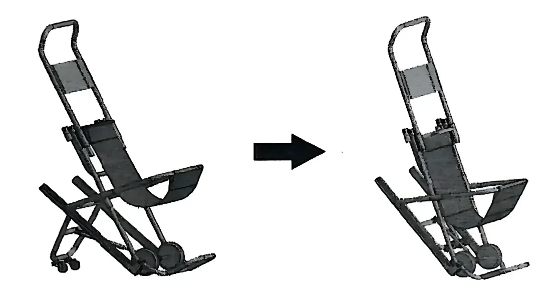 Opened Evacuation Chair