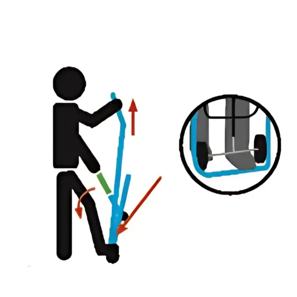 How to fold evacuation chair