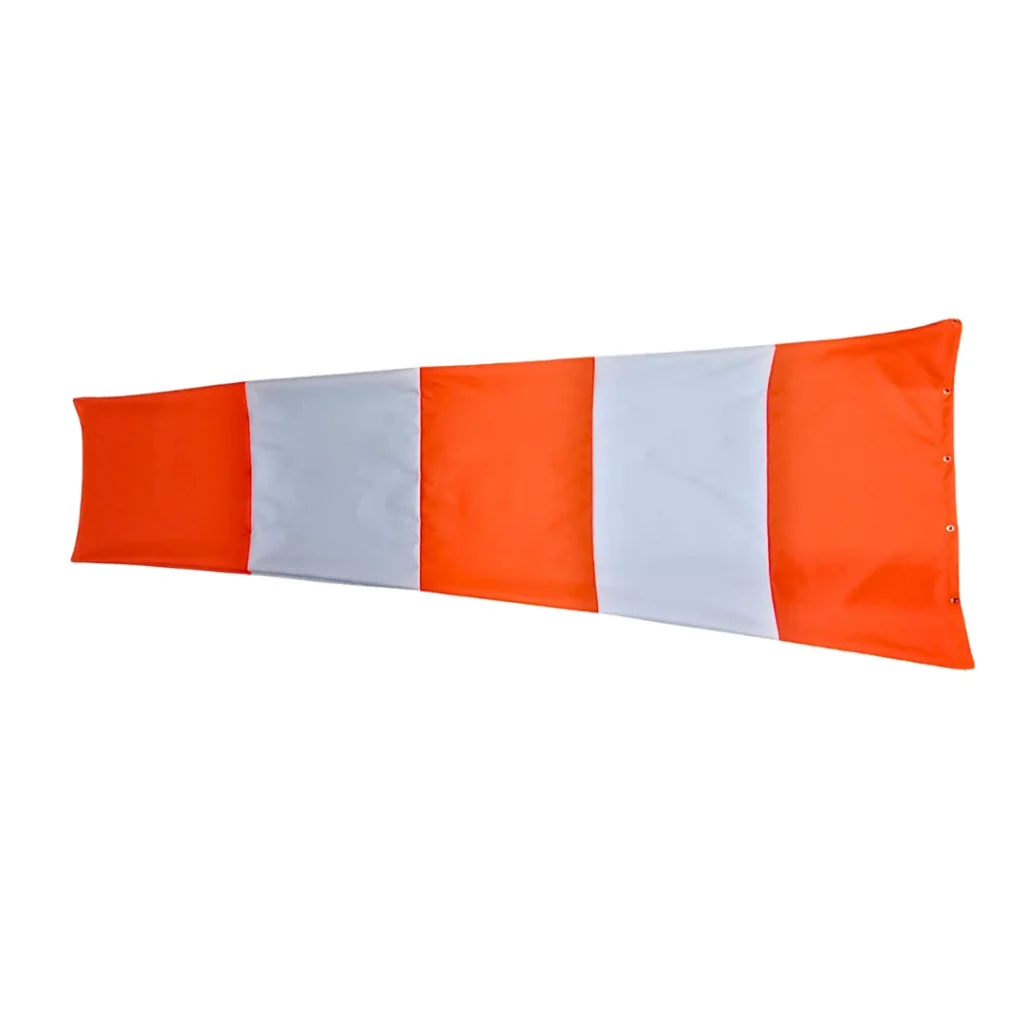 Windsock Orange & White