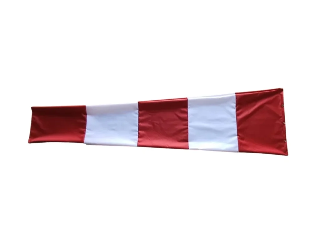 Red and White Windsock